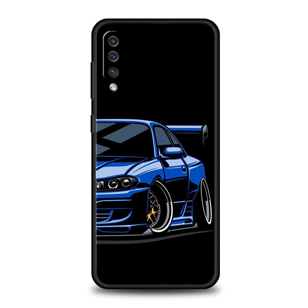 Япония JDM Спортивные Автомобили Комикс Чехол для Телефона Для Samsung A54 A52 A24 A14 A50 A70 A40 A20S A20E A06 A12 A22 A34 A42 5G A04s A16 Чехол
