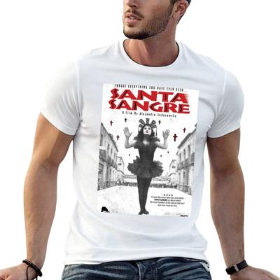 Santa Sangre Vintage TShirt Casual Light Summer Short Sleeve Top