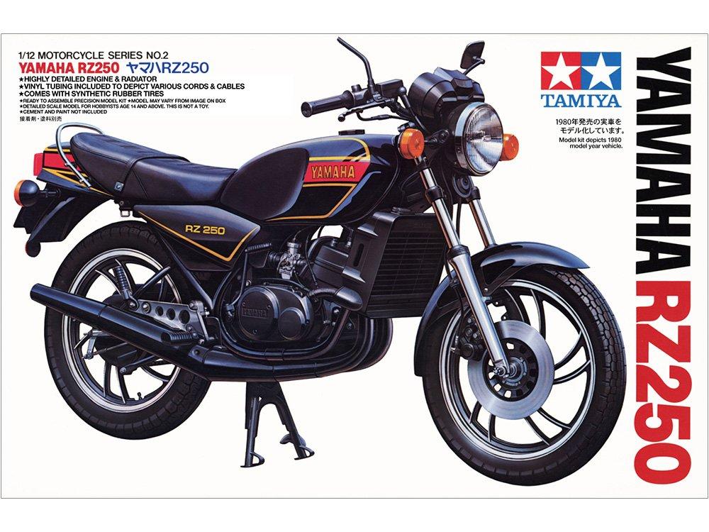 Серия Мотоциклы Tamiya Yamaha RZ250 Пластиковая Модель 14002 1/12 №02
