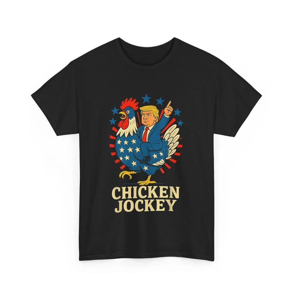 Chicken Jockey Trump T-shirt, Political Jokes Memes Lovers Funny Shirt
