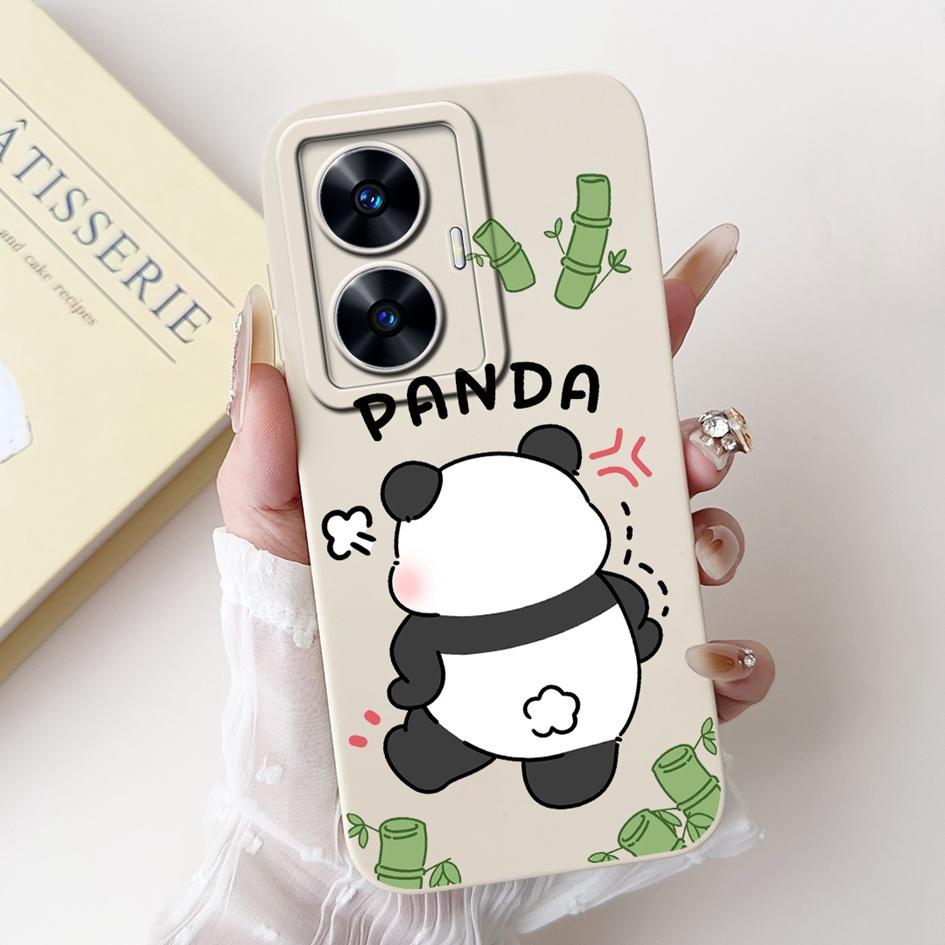 For Realme C55 Case 6.72" Cover Cute Rabbit Soft Silicone TPU Protective Phone Case For OPPO Realme C55 C 55 Bumper RMX3710 Capa