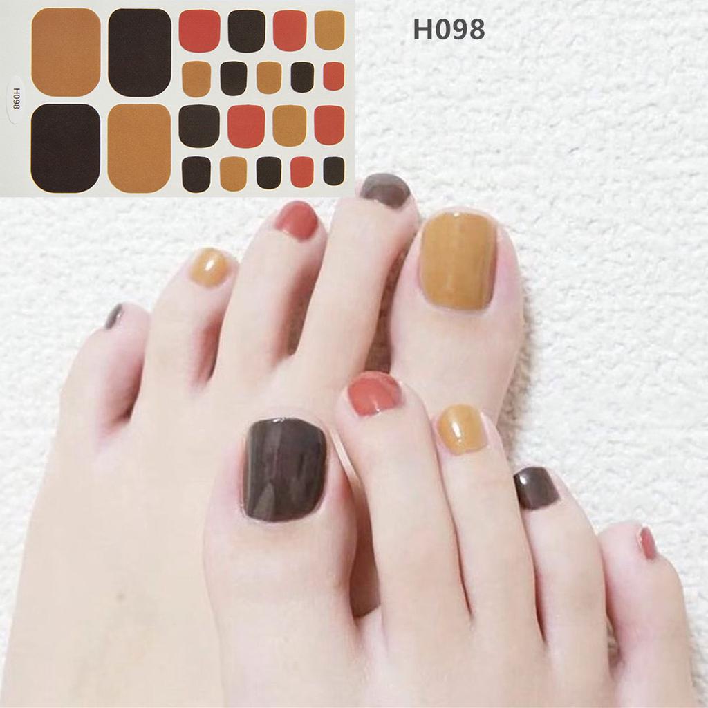 Summer New Toenail Film Nail Art Foot Paste Process Crystal Nail Oil Film Toenail Discount Goods