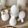 Пасхальное Яйцо Кролик Ароматерапевтическая Свеча Силиконовая Форма Креативная DIY Форма для Гипсового Орнамента