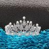 Блестящий искусственный жемчуг выдалбливают горный хрусталь инкрустированные волосы корона тиара невесты свадебный декор