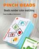 Multicolor Counting Beads Puzzle - Educational Math Game for Children