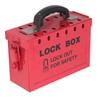 Блокировочная коробка Tagout Портативная безопасность 13 Калибр Lockout Tagout Group Замок для группы соответствия OSHA