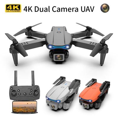 Мини-дрон 4K HD Двойная камера Wifi FPV Умный селфи RC БПЛА Складной квадрокоптер Обход препятствий
