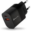 NGS BUD 33W : GaN Chargeur Mural Universel 33W Avec 2 Ports : USB-C + USB-A. Chargement Rapide Et Sûr. Grande Compatibilité. Charge