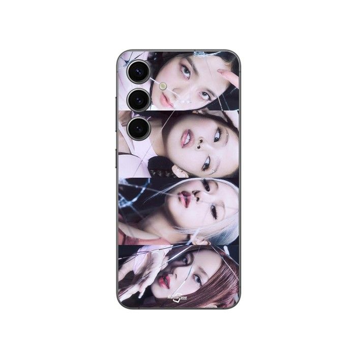 Coque de téléphone - MANIACASE - Samsung Galaxy S24 plus - Silicone TPU - Noir - Blackpink