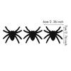 3/6/9/12/15pcs Halloween Plush Spider Simulation Flocking Spider Party Props Haunted House Spider Simulation Tricky Toy Decora