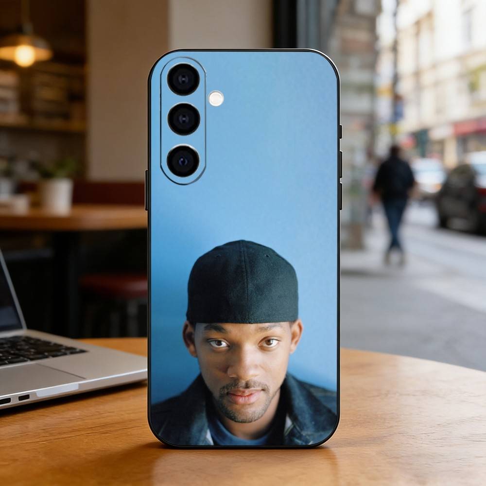 Actor W-Will Smith Phone Case For Samsung Galaxy A73,A72,A71,A70,A53,A52,A51,Others Soft Black Cover