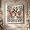 Home Wall Decoration Crafts Butterfly Faux Diamond Art Kit, Flower Peacock Hummingbird Pearl Kits for Adults 3D Sparkling Bead Painting Craft