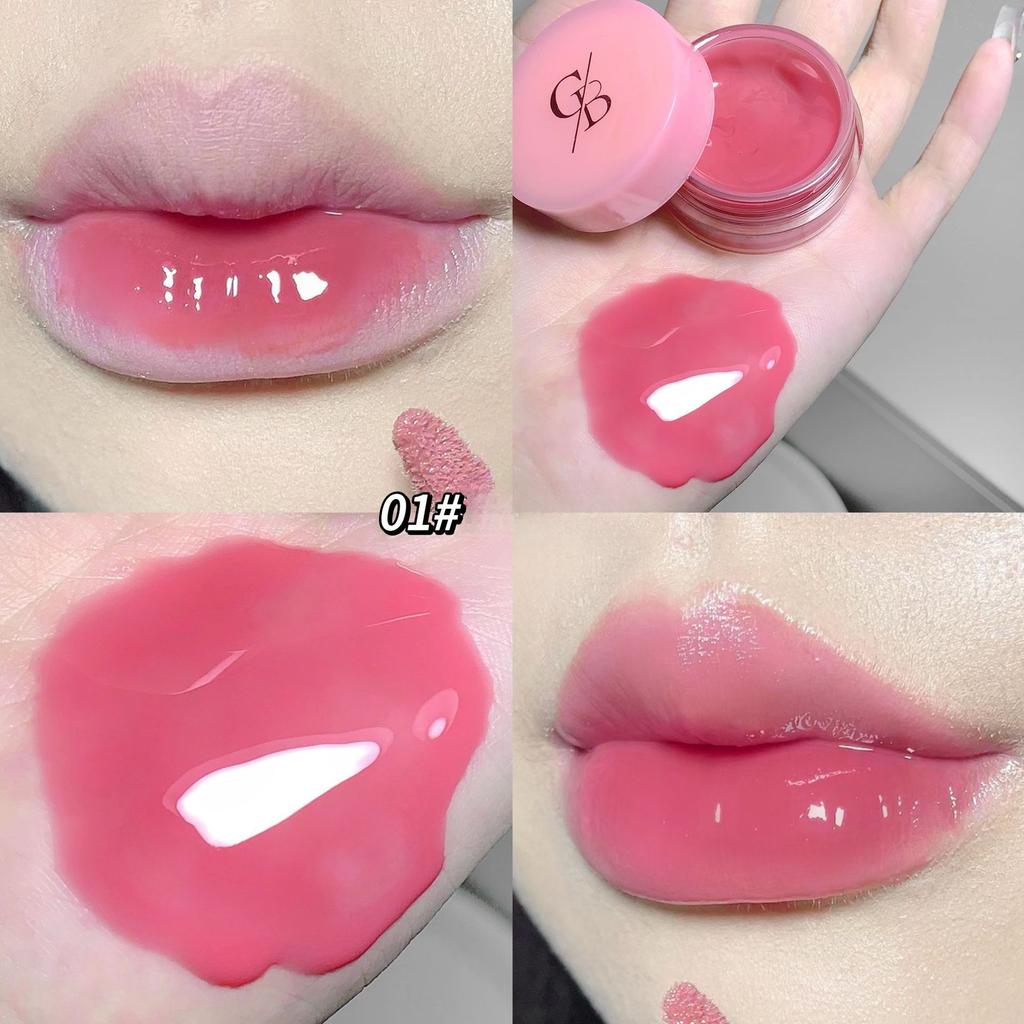 Canned Jam Lip Gloss, Moisturizing, Water-glossy Mirror Surface, Tender Lips, Long-lasting Makeup, Not Easy To Stick To the Cup of Lipstick