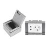 Recessed Socket 2 Prong Holes Universal Universal 2 Pin Floor Waterproof Electrical Outlet