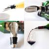 Household Convenience 2 In 1 Wine Stopper Pour Stainless Steel Utensils Wine Bottle Stoppers Wine Bottle Funnel Pourer Pourer