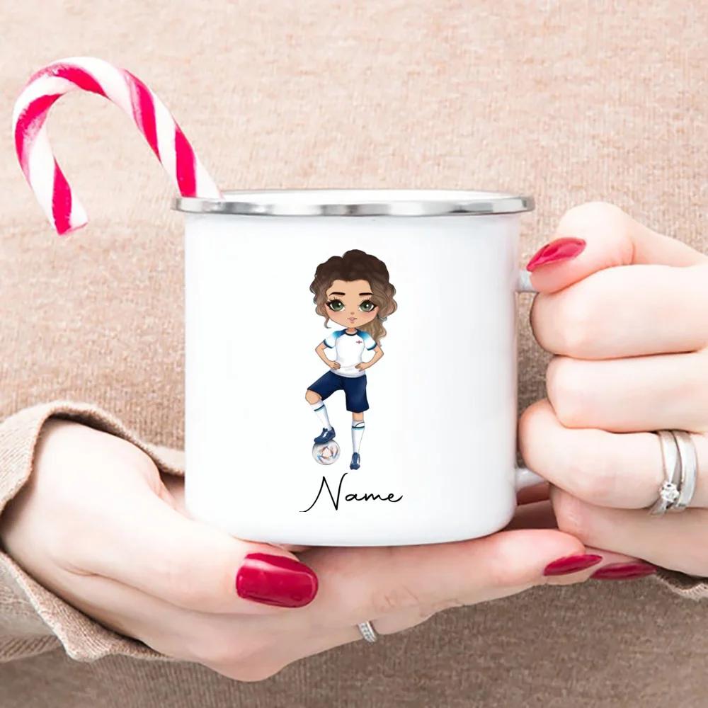 Персонализированная кружка Cheer Gym Girl Enamel Camping Mug Print Coffee Cup Кружки Coffee Cups Необычная чашка для чая Cupshe Персонализированные подарки Пиво