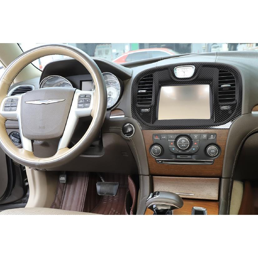 Центральное управление автомобиля, GPS-навигационная панель, декоративная наклейка, наклейка для Chrysler 300/300C 2015-2023, внутренние молдинги
