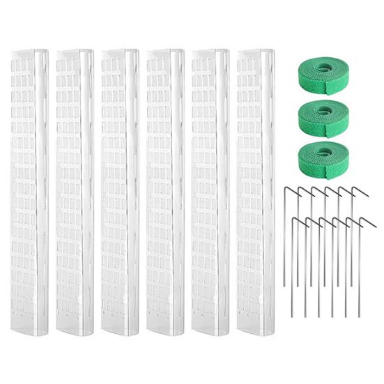 2/4/6 шт., регулируемая по высоте колонна из водяного мха, растения сфагнума, пластиковый столб для мха, комнатные растения, многоразовая опора для растений