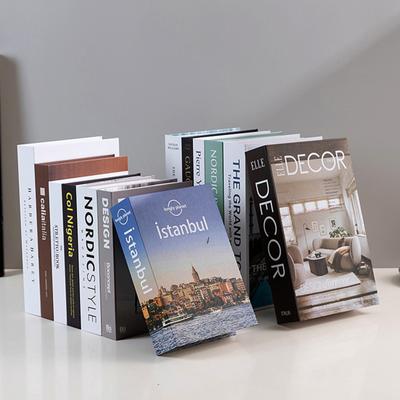 Украшение книги, полое декоративное сопротивление давлению, современная модель, настольные украшения, кофейня