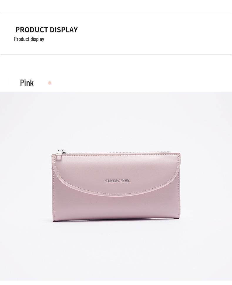 Женский длинный клатч-кошелек 2025 года — стильный, многофункциональный, большой емкости, искусственная кожа