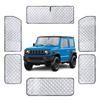 Автомобильный солнцезащитный козырек для Jimny JB64 солнцезащитный козырек для автомобиля защита от жары автомобиля на улице УФ 2018-2025 JB74. Многоцелевой, для кемпинга, изоляция, защита от солнца, окно, использование,
