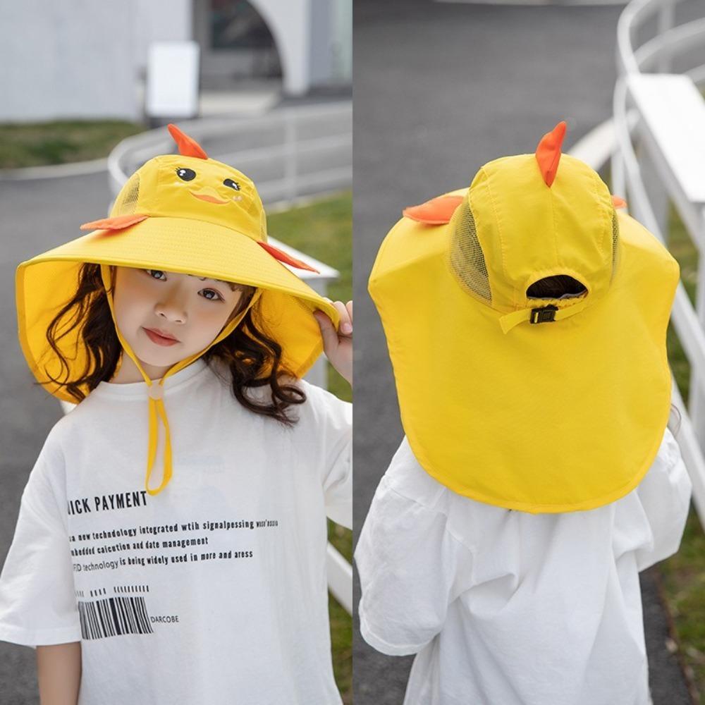 Anti-UV Fisherman Hat Wide Brim Bucket Hat New Beach Hat Boys Girls