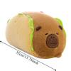Bread Capybara Plush Toy Baking Capibara Fluffty Doll Cute Capybara Plush Doll  Birthday Gift