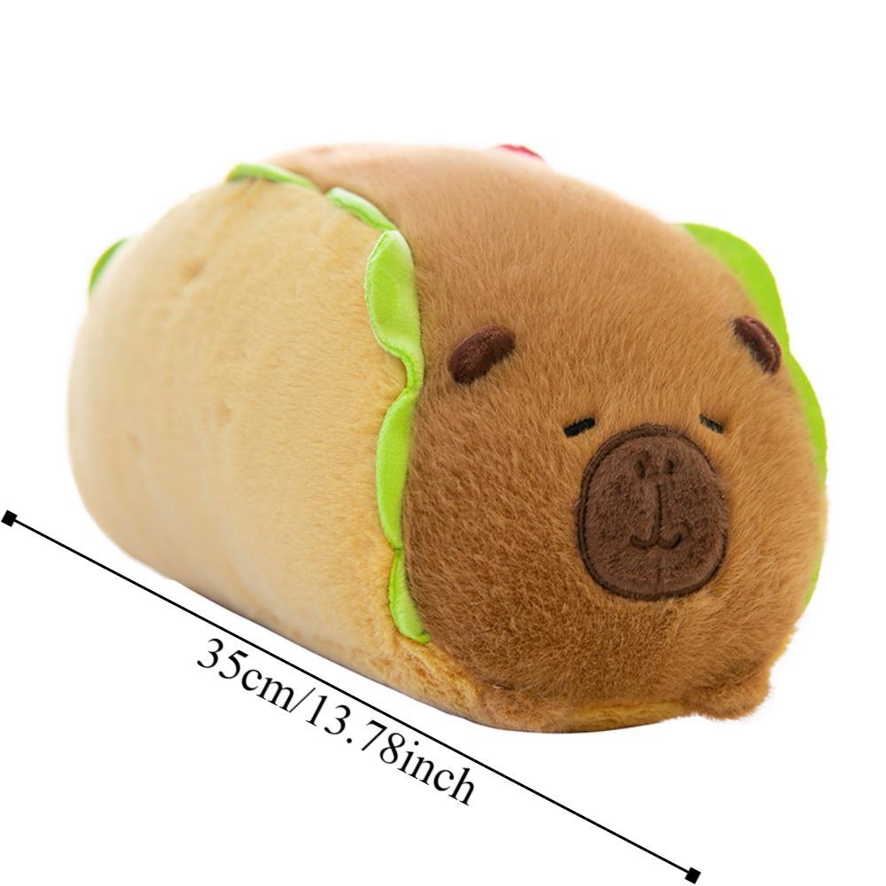 Bread Capybara Plush Toy Baking Capibara Fluffty Doll Cute Capybara Plush Doll  Birthday Gift