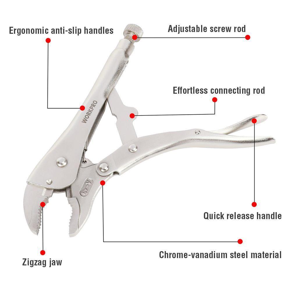1 шт. Многофункциональные клещи с фиксатором 5/7/10 дюймов, клещи для сварки и ремонта по дереву
