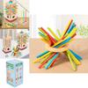 Wooden Tristacking Puzzle Game With Color Recognition For Family Fun And Educational Play