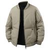 Men's Large Pocket Zipper Jacket Sports Leisure Baseball Collar Thick Warm Quilted Coat