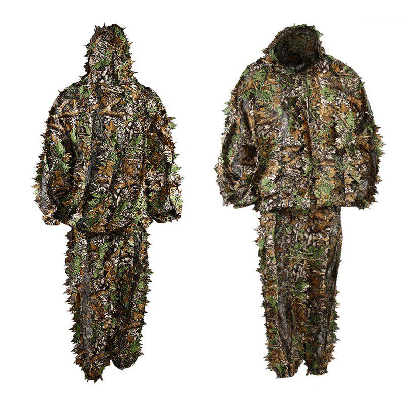 Новая 3D тактическая камуфляжная одежда, костюм Ghillie, камуфляжная одежда, бионическая камуфляжная одежда для охоты