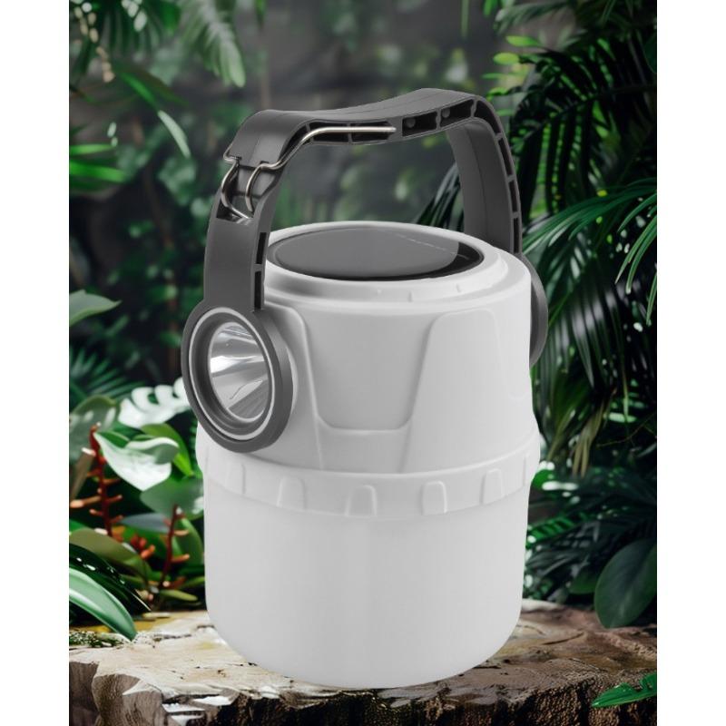 Solar Camping Light Is Portable, Waterproof, and Rechargeable, Suitable for Outdoor Camping, Home Hiking, and Nighttime Use