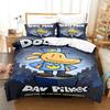 3D Print Comics DOG MAN Bedding Set Single Twin Double Queen King Cal King Size Bed Linen Set
