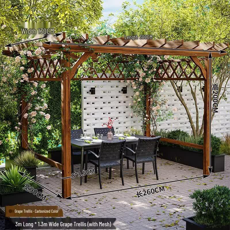 JINGGENG Outdoor Anti-Corrosion Wood Furniture