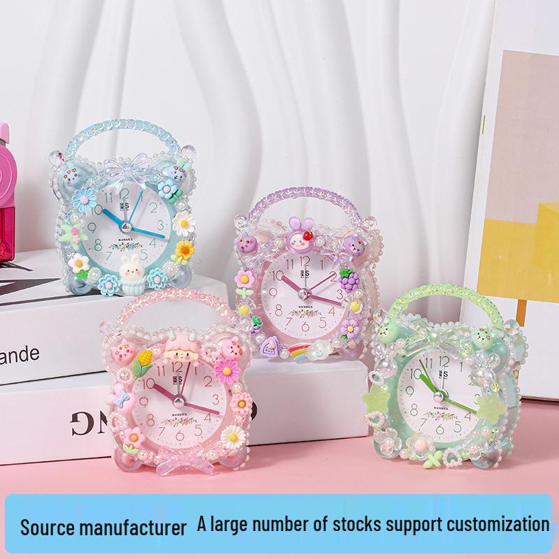 DIY Cartoon Crystal Alarm Clock Kit for Kids