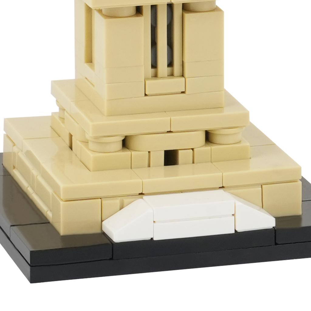 MOOXI Creative Series 120Pcs MOC Bricks Statue Of Liberty Compatible Action Figure DIY Block Kids Toys For Children Gift MOC1477