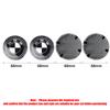 Car Wheel Center Cover Hubcaps Steering Wheel Badge Front Hood Emblem Rear Logo Decoration For BMW M M3 M5 X2 F01 F20 F10 X5 E36 RXDMV1