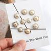 10pcs/Set Buckle Neckline Artifact Fastener Button Brooch Women Pin Clothes Decoration Clasps Accessory