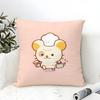 Fantasy Cartoon Colorful Animal Patterns Pillow Case Cotton Linen Fabric Square Zipper Pillowcase Home Decorative Living Room