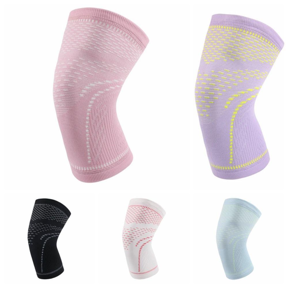 Wear-resistant Knee Support Sleeves Imitation Nylon Compression Knee Sleeve Basketball Volleyball