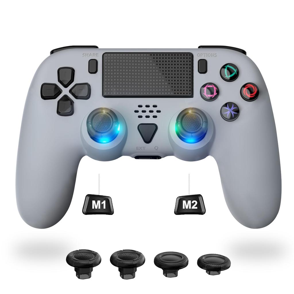 PS5 Controller PS5 Wireless Controller For DualSense No Delay Continuous Fire Macro Function With Back Button Double Vibration Gyro Sensor Function