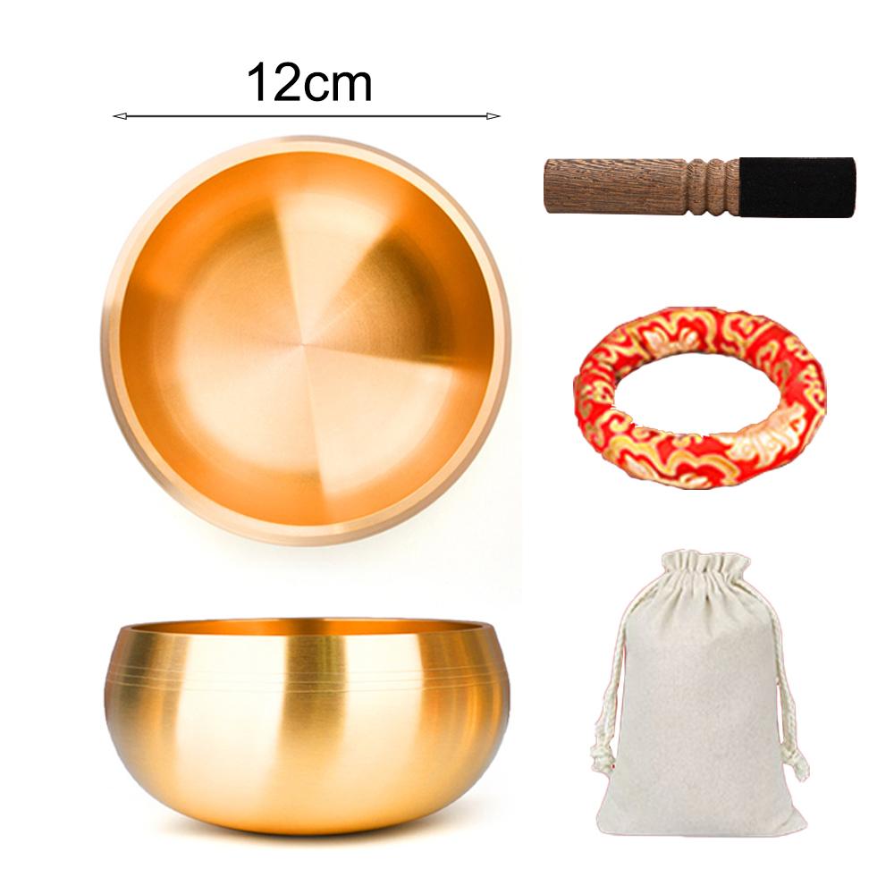 Санскритская чаша Непал Тибет Будда Тибетская поющая чаша Йога Медитация Чаша для пения Латунный колокольчик Музыкальная терапия