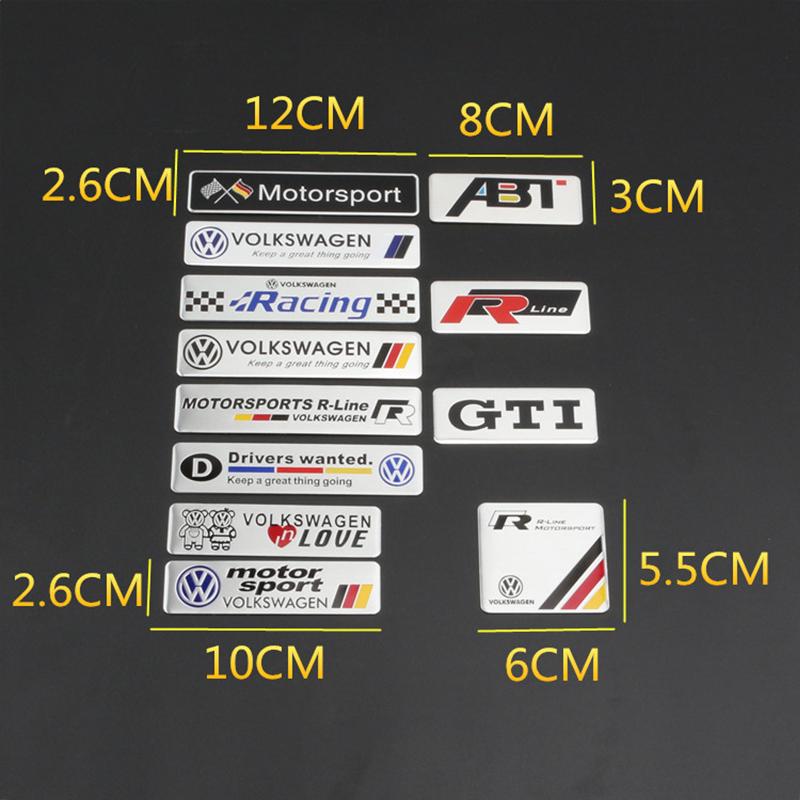 T253D Limited Edition For Volkswagen Adhesive Emblem Rear Trunk Badge Fender Sticker Body Decal Car Stickers For VW Golf Jetta GTI