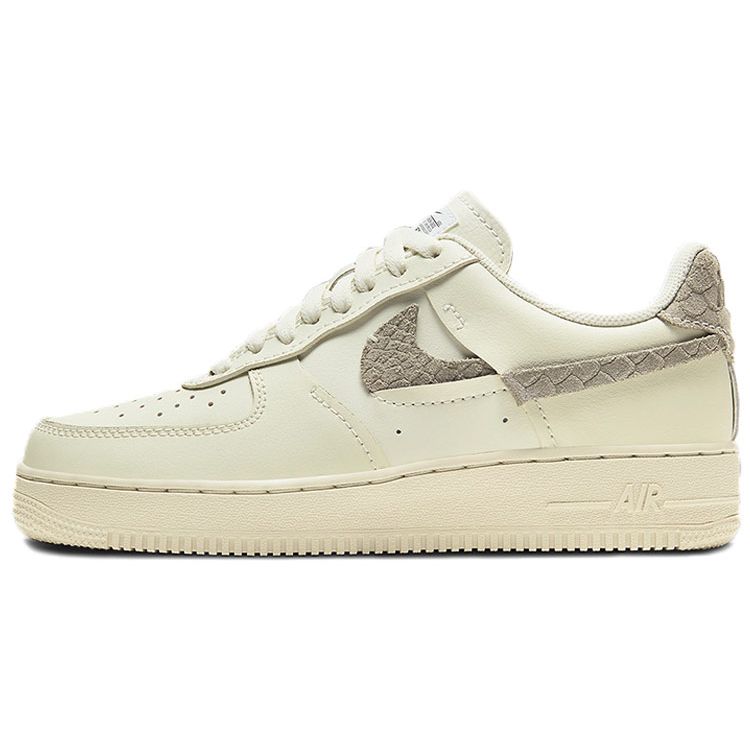 Nike Женские кроссовки Air Force 1 LXX Sea Glass Python кремовые Light-Army DH3869-001