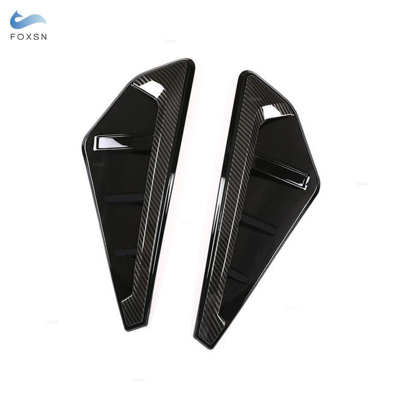 For BMW X5 G05 M Series X5M    2pcs Car Exterior Side Wing Air Flow Fender Grill Outlet Intake Vent Decoration Trim