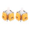 2PCS Joysticks Replacement for SWITCH PRO Controller ABS Metal Hall Effect 3D Analog Sensor Joystick Module