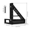 Aluminum Alloy Square Protractor 3D Multi Angle Woodworking Angler Scriber Triangular Ruler High Precision Layout Measuring Tool