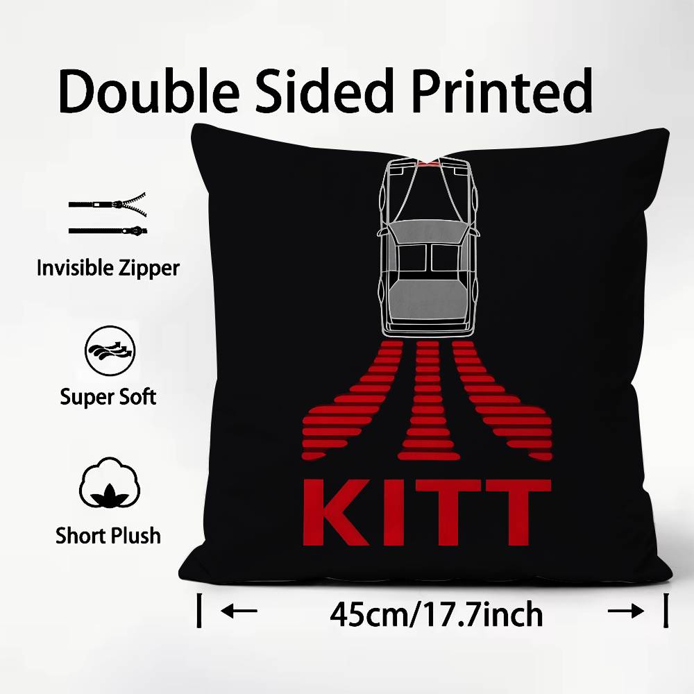 K-Knight r-Rider KITT Наволочка для подушки с хорошей печатью, наволочка, чехол для подушки для дивана в гостиной, декор для спальни