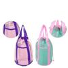 Drawstring Beach Storage Bag Handheld Toy Organizer Simple Mesh Toiletries Bag  Kids